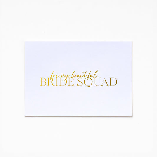A6 Greeting Card - Bride Squad