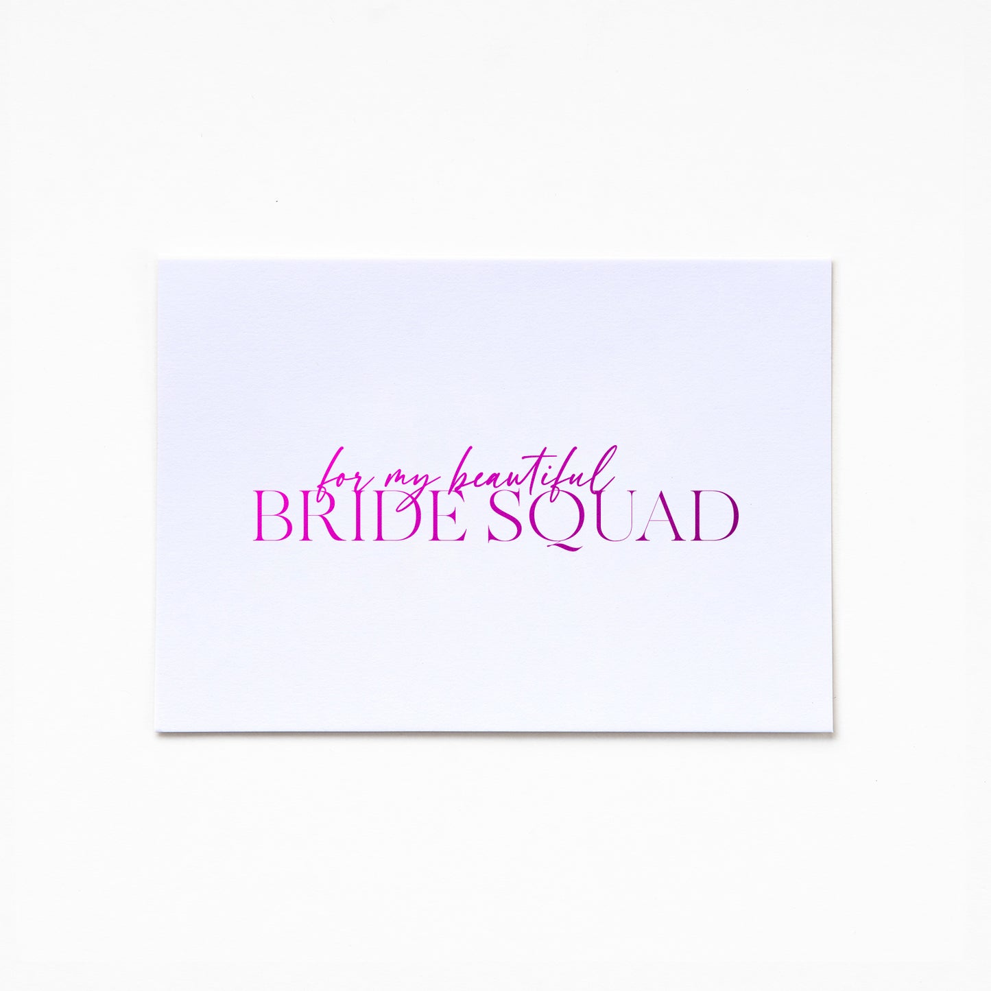 A6 Greeting Card - Bride Squad