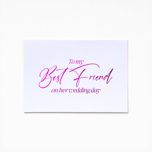 A6 Greeting Card - To My Best Friend