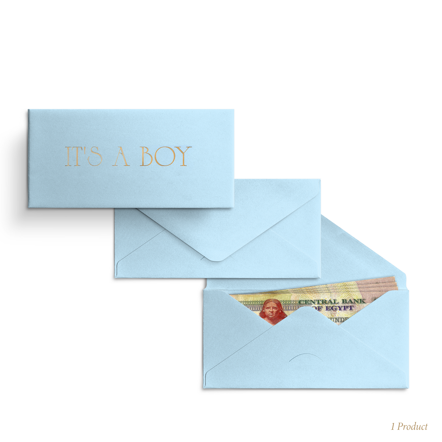 Money Envelope - Bubble Gum - IT'S A BOY