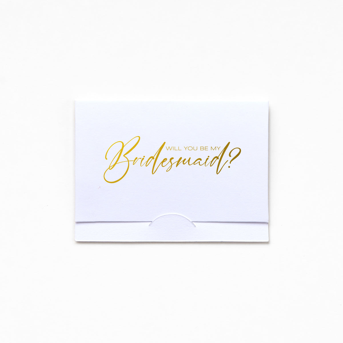 Pocket Greeting Card - Will U B MY Bridesmaid
