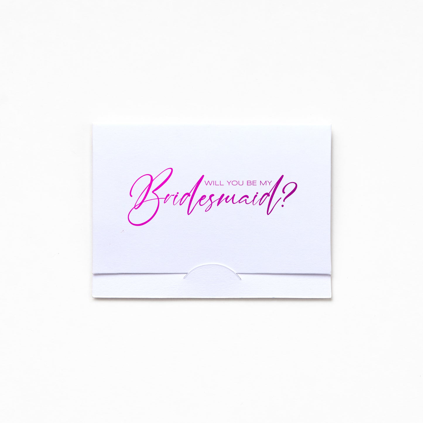 Pocket Greeting Card - Will U B MY Bridesmaid