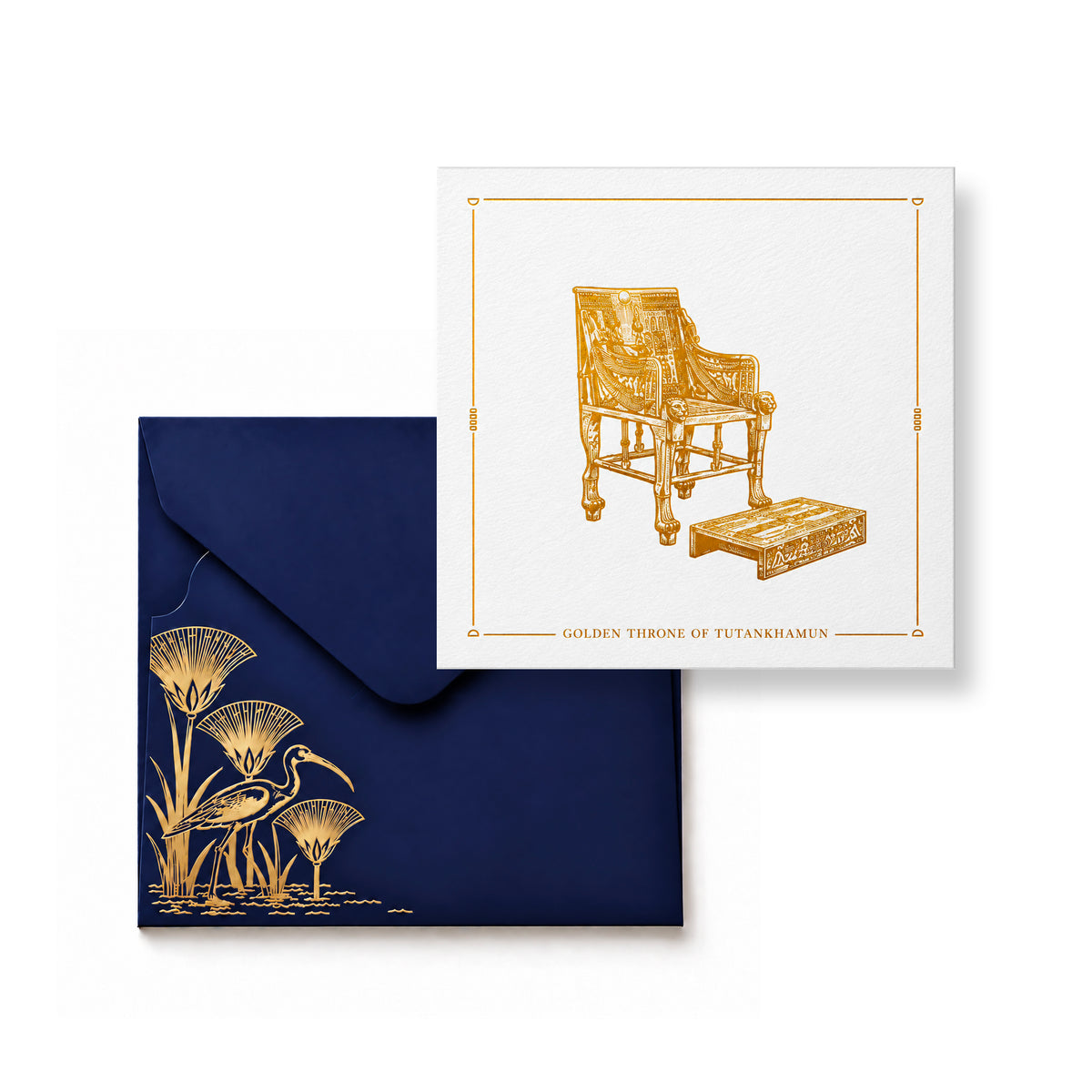 Pharaoh | Golden Throne Card + Envelope