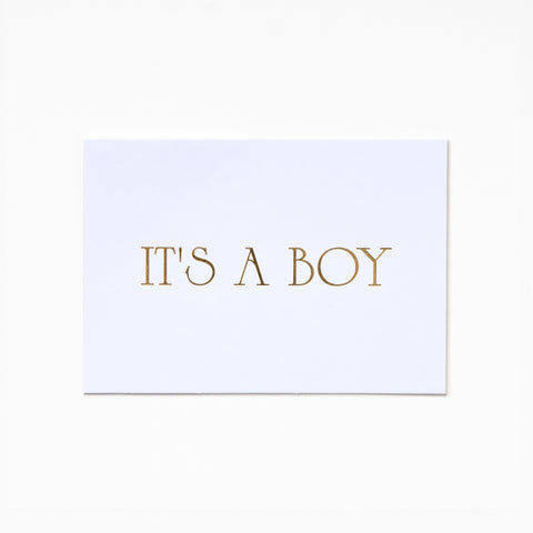 A6 Greeting Card - IT'S A BOY