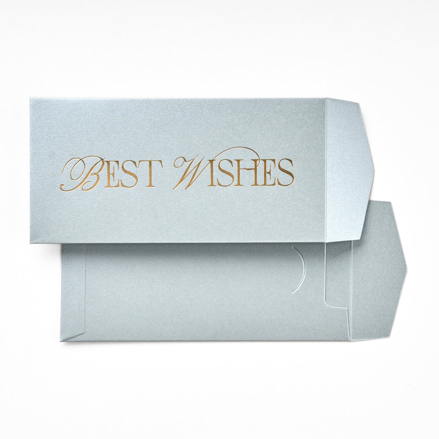 Money Envelope - Silver - BEST WISHES