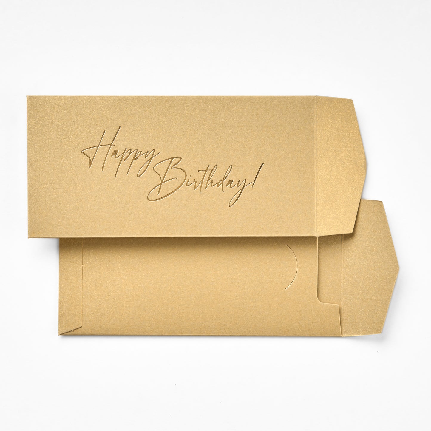 Money Envelope - Gold - HAPPY BIRTHDAY