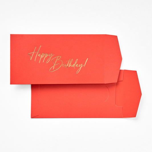 Money Envelope - Ruby - HAPPY BIRTHDAY