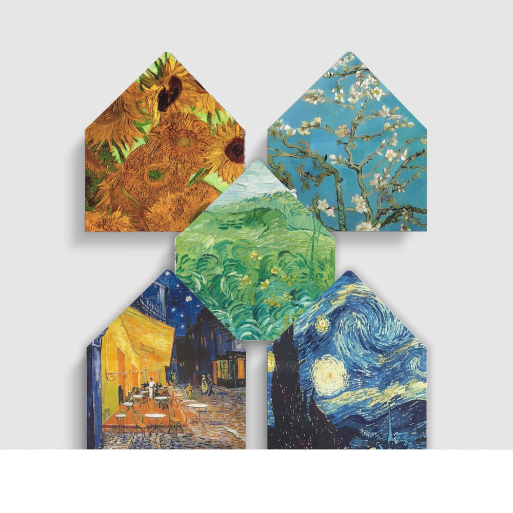 A6 Envelope Liners - Van Gogh - Set Of 5 (Sold without the envelope)