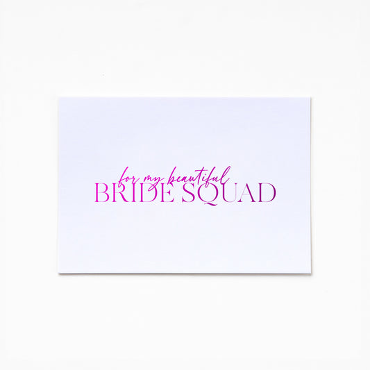 A6 Greeting Card - Bride Squad