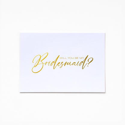 A6 Greeting Card - Will U B MY Bridesmaid