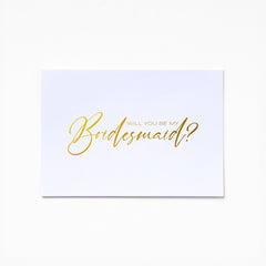 A6 Greeting Card - Will U B MY Bridesmaid