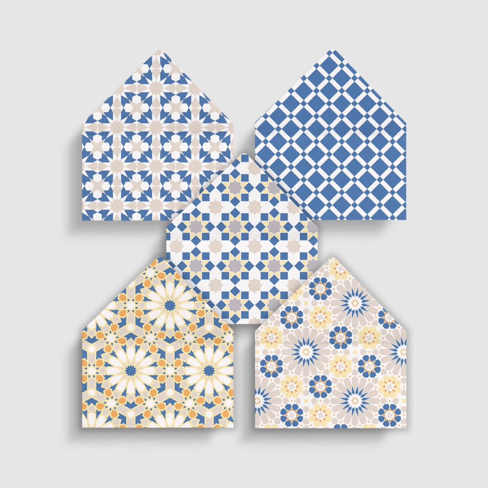 A6 Envelope Liners - Arabesque - Set Of 5 (Sold without the envelope)