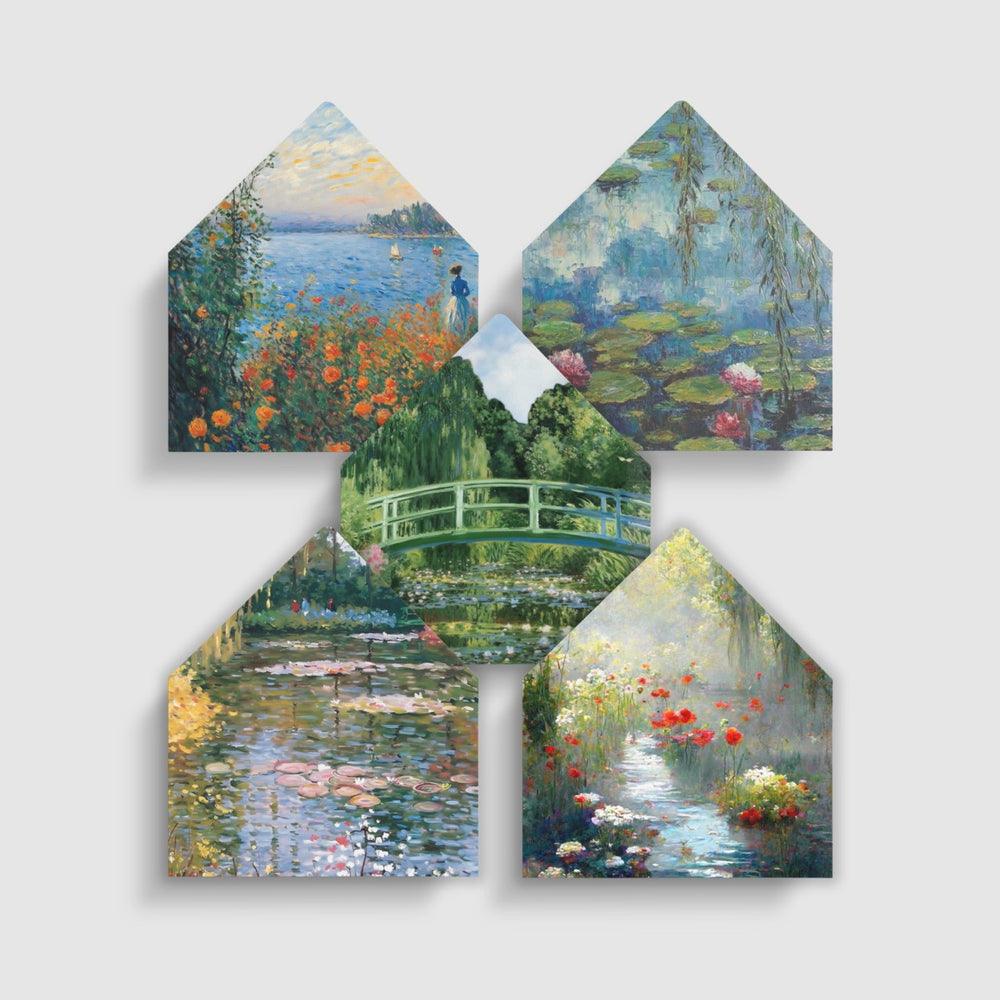 A6 Envelope Liners - Claude Monet - Set Of 5 (Sold without the envelope)