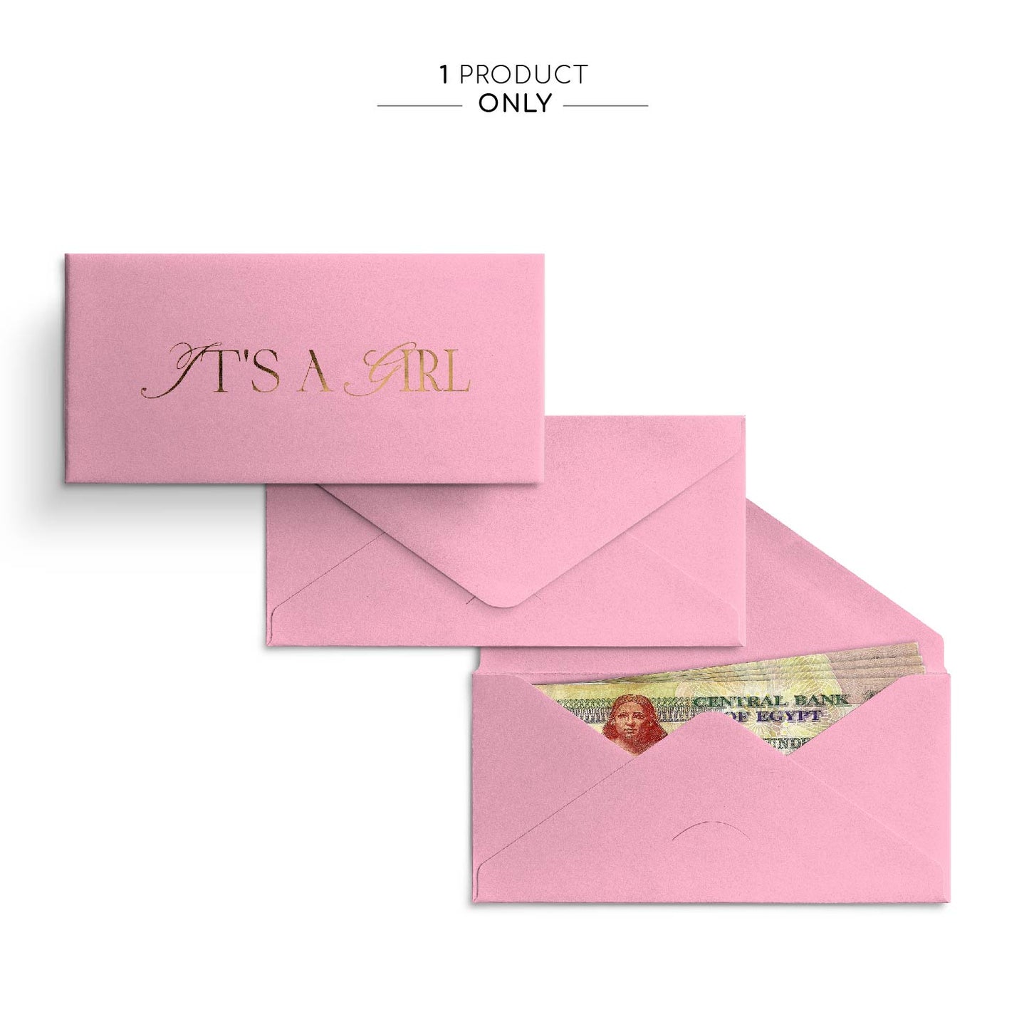 Money Envelope - It's a Boy / It's a Girl - Available in 2 Different Colors Each