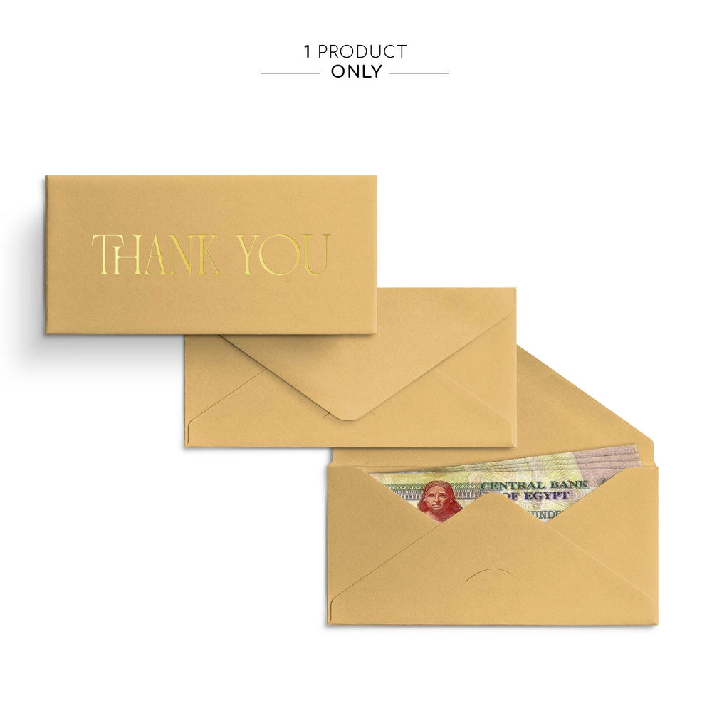 Money Envelope - Thank You - Available In 3 Different Colors