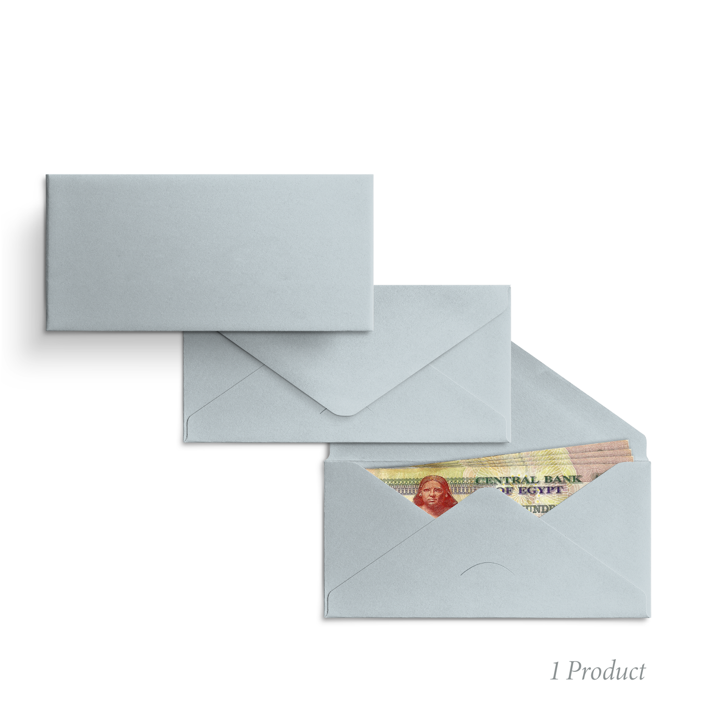 Plain Money Envelope - Silver