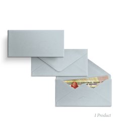 Plain Money Envelope - Silver