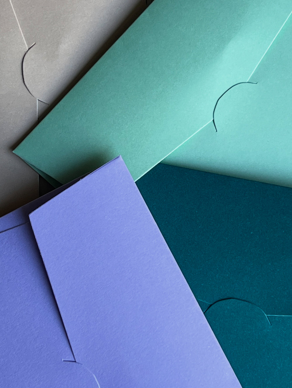 A6 Envelope - Modern V-flap - 4 Colors Available