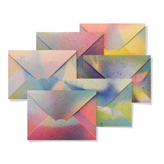 A6 Envelope Set of 6 - Misty Garden