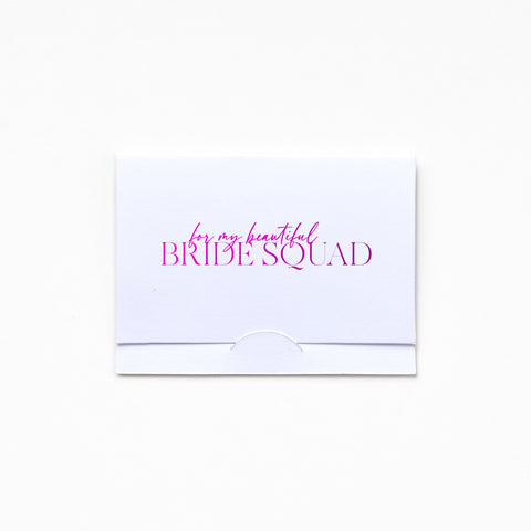 Pocket Greeting Card - Bride Squad