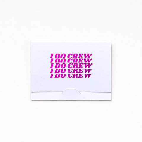 Pocket Greeting Card - I Do Crew