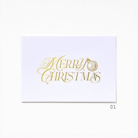 A6 Greeting Card - Merry Christmas 01