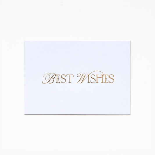 A6 Greeting Card - BEST WISHES