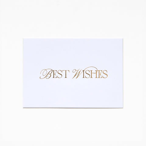 A6 Greeting Card - BEST WISHES