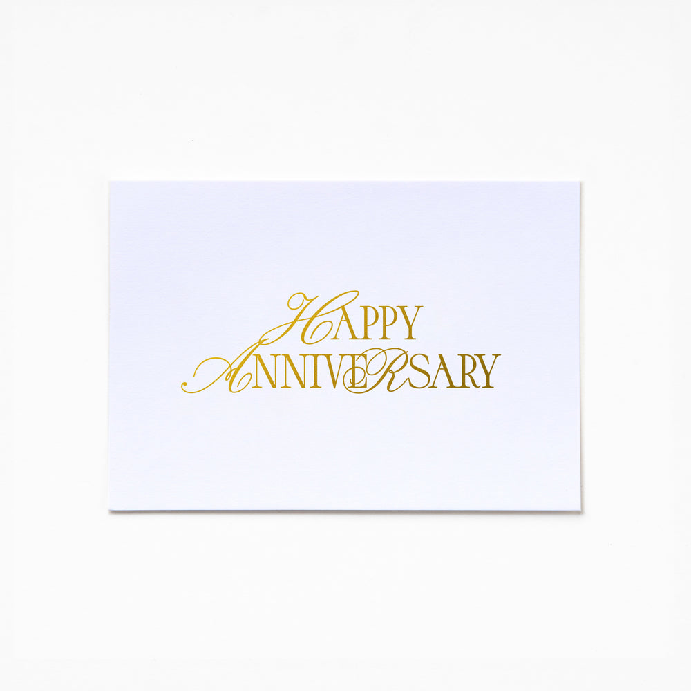 A6 Greeting Card - HAPPY ANNIVERSARY