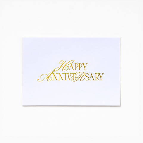 A6 Greeting Card - HAPPY ANNIVERSARY