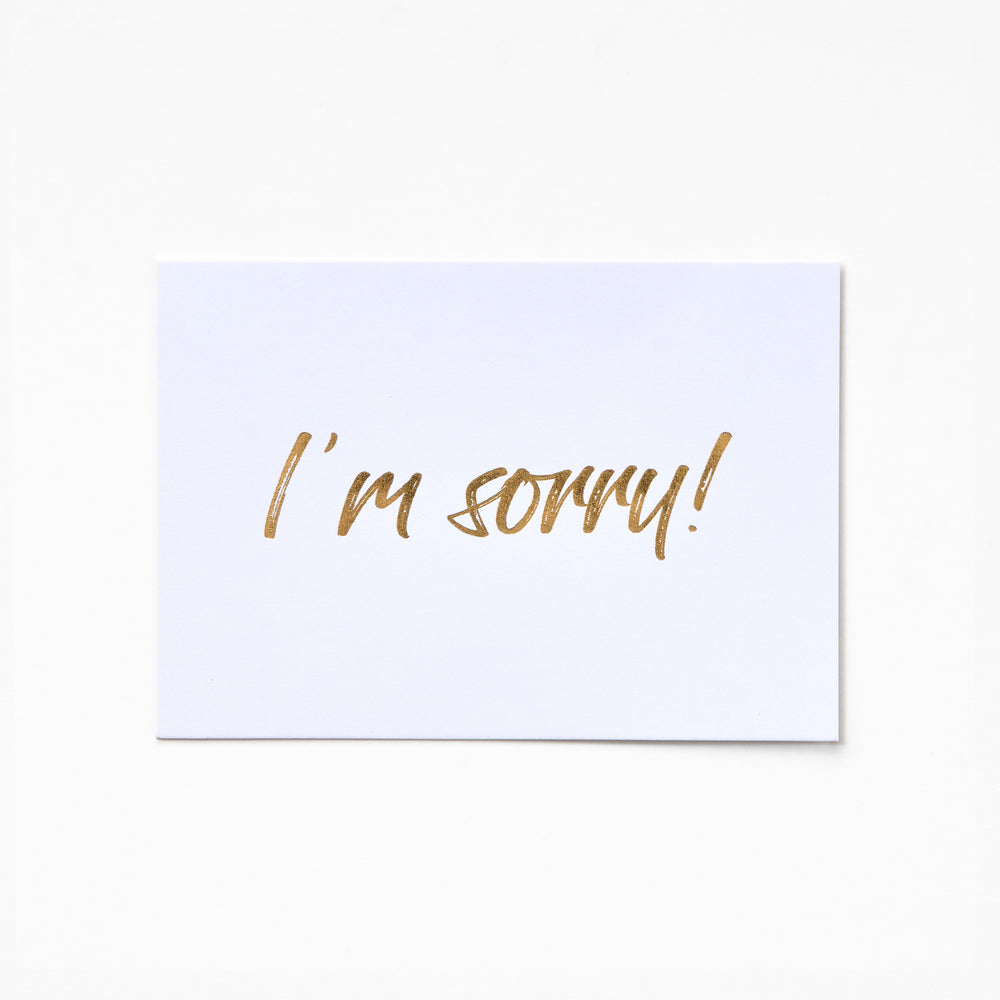 A6 Greeting Card - I'M SORRY