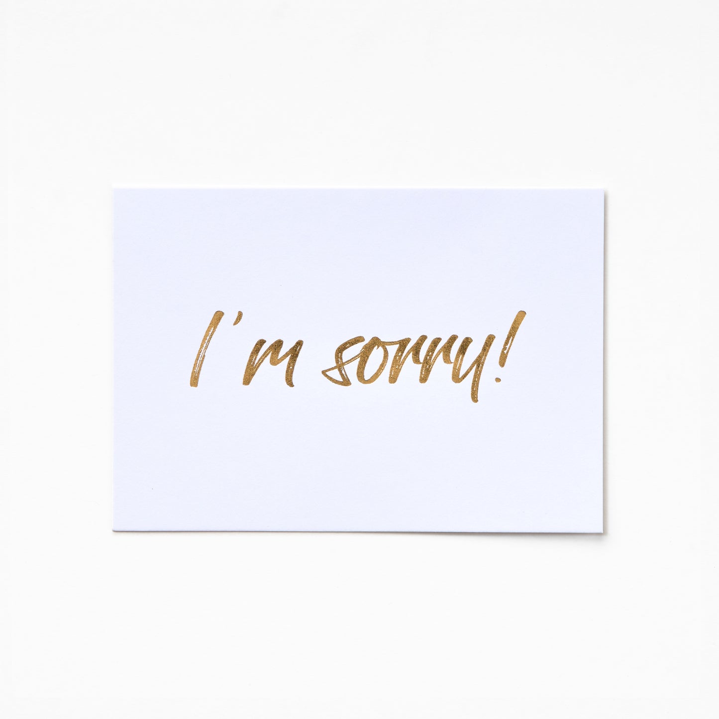 A6 Greeting Card - I'M SORRY