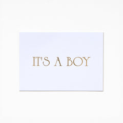 A6 Greeting Card - IT'S A BOY