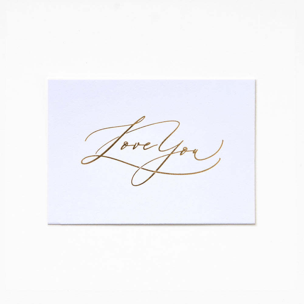 A6 Greeting Card - LOVE YOU