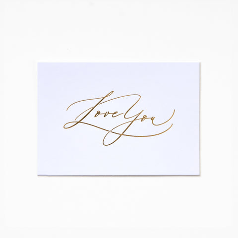 A6 Greeting Card - LOVE YOU