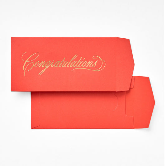 Money Envelope - Ruby - CONGRATULATIONS