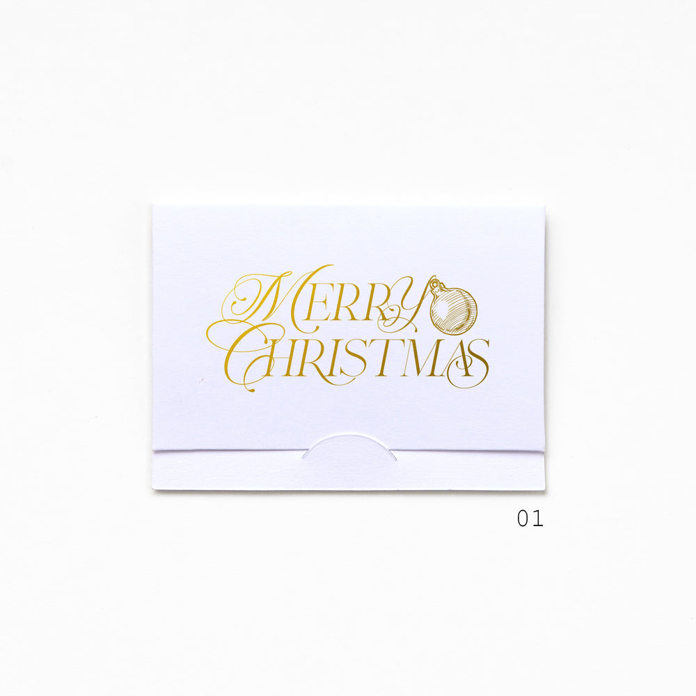 Pocket Greeting Card - Merry Christmas 01