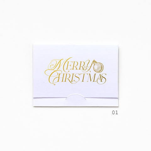 Pocket Greeting Card - Merry Christmas 01