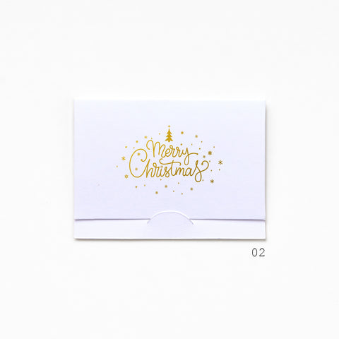 Pocket Greeting Card - Merry Christmas 02