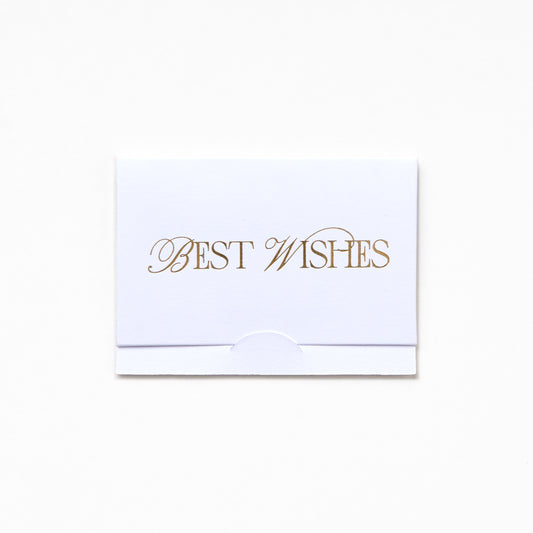 Pocket Greeting Card - BEST WISHES
