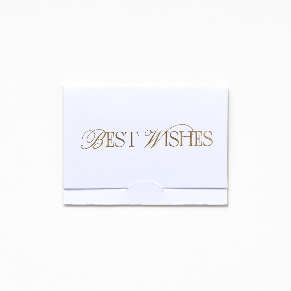 Pocket Greeting Card - BEST WISHES