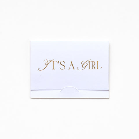 Pocket Greeting Card - IT'S A GIRL