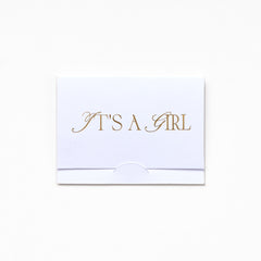 Pocket Greeting Card - IT'S A GIRL