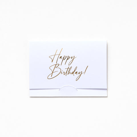 Pocket Greeting Card - HAPPY BIRTHDAY