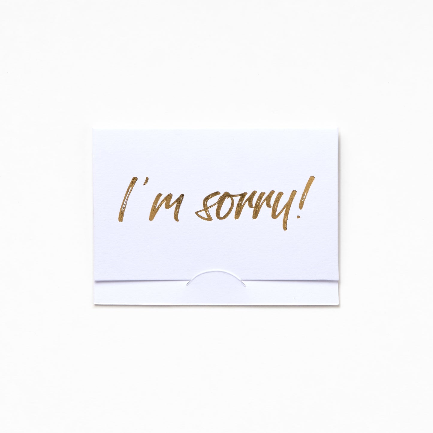 Pocket Greeting Card - I'M SORRY