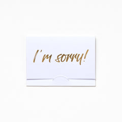 Pocket Greeting Card - I'M SORRY